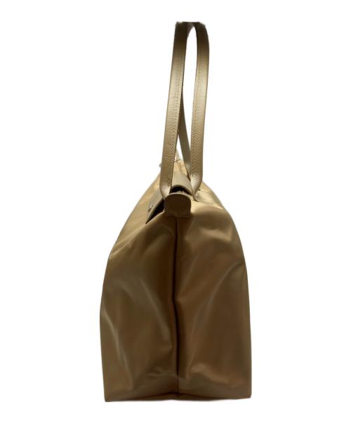LONGCHAMP（ロンシャン）LONGCHAMP (ロンシャン) プリアージュ　1899　Lサイズ ベージュの古着・服飾アイテム
