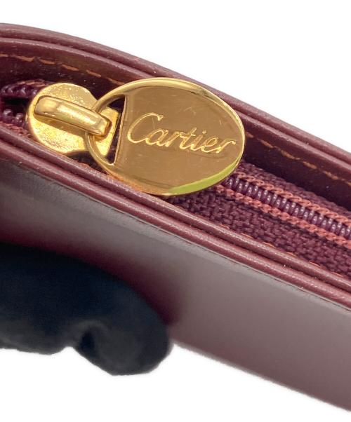 Cartier（カルティエ）Cartier (カルティエ) マストライン　ポーチ ブラウンの古着・服飾アイテム