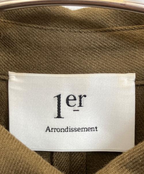 1er Arrondissement（プルミエ アロンディスモン）1er Arrondissement (プルミエ アロンディスモン) サキソニーワンピース ブラウン サイズ:SIZE 36の古着・服飾アイテム