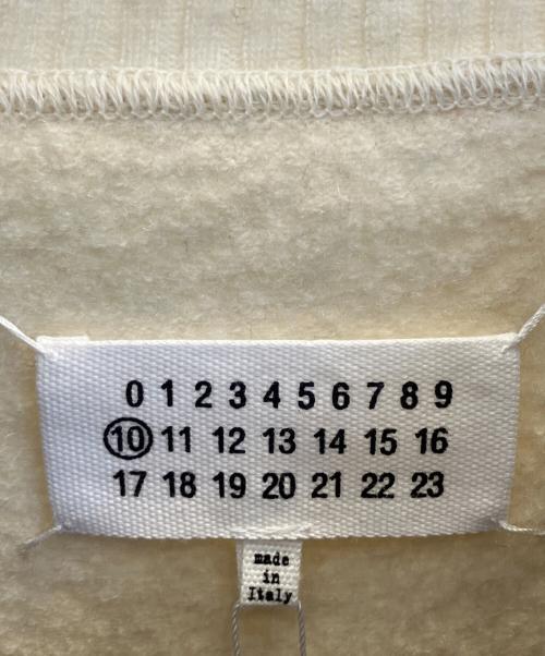 Martin Margiela 10（マルタン・マルジェラ 10）Martin Margiela 10 (マルタン・マルジェラ 10) 切替クルーネックニットニット ベージュ×アイボリー×ブラウン サイズ:SIZE L 未使用品の古着・服飾アイテム