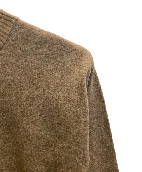 Martin Margiela 10（マルタン・マルジェラ 10）Martin Margiela 10 (マルタン・マルジェラ 10) 切替クルーネックニットニット ベージュ×アイボリー×ブラウン サイズ:SIZE L 未使用品の古着・服飾アイテム