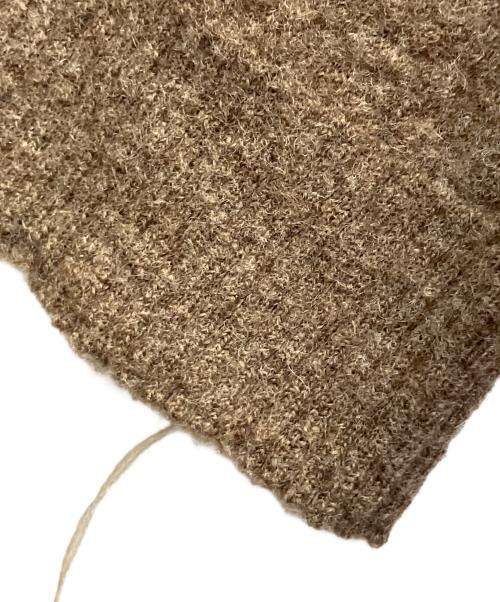 Martin Margiela 10（マルタン・マルジェラ 10）Martin Margiela 10 (マルタン・マルジェラ 10) 切替クルーネックニットニット ベージュ×アイボリー×ブラウン サイズ:SIZE L 未使用品の古着・服飾アイテム