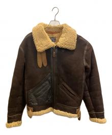 AVIREX（アヴィレックス）の古着「TYPEB-3ジャケット」｜ブラウン