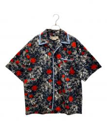 MARNI（マルニ）の古着「半袖シャツ」｜グレー×ネイビー