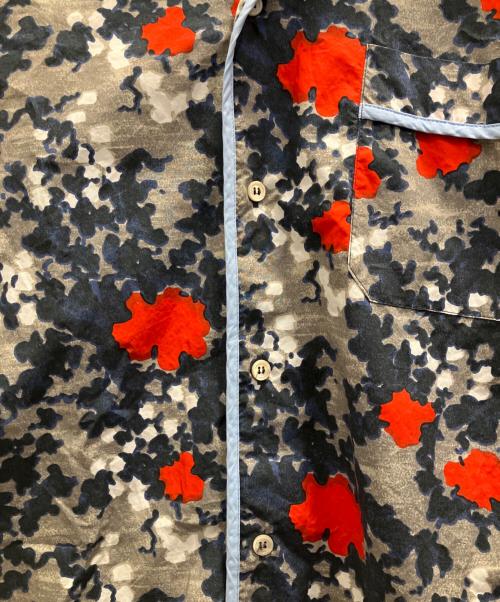 MARNI（マルニ）MARNI (マルニ) 半袖シャツ グレー×ネイビー サイズ:Ｌの古着・服飾アイテム