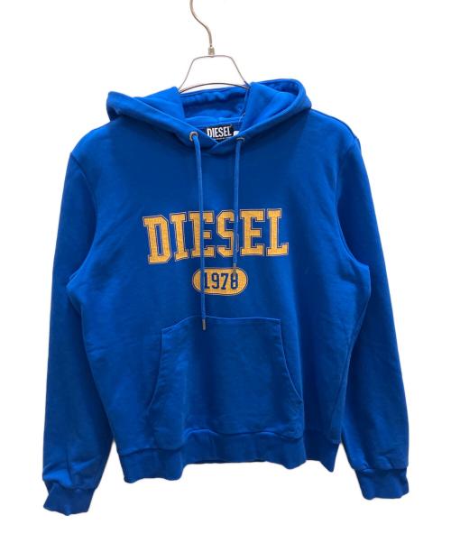 DIESEL（ディーゼル）DIESEL (ディーゼル) プルオーバーパーカー ブルー サイズ:Ｌの古着・服飾アイテム