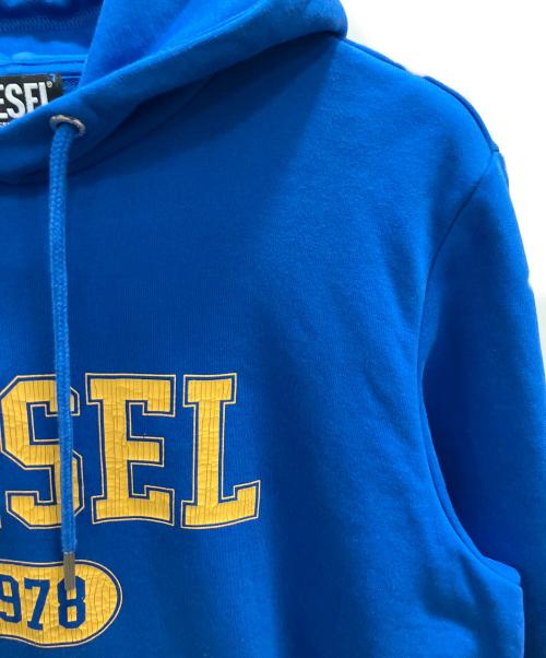DIESEL（ディーゼル）DIESEL (ディーゼル) プルオーバーパーカー ブルー サイズ:Ｌの古着・服飾アイテム