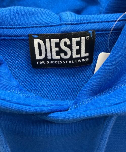 DIESEL（ディーゼル）DIESEL (ディーゼル) プルオーバーパーカー ブルー サイズ:Ｌの古着・服飾アイテム