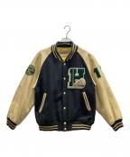 HARVARDハーバード）の古着「スタジャン」｜グリーン