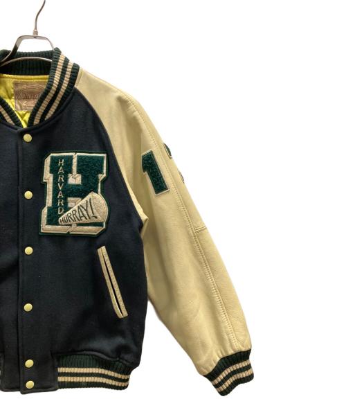 HARVARD（ハーバード）HARVARD (ハーバード) スタジャン グリーン サイズ:Ｌの古着・服飾アイテム