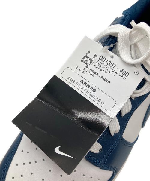 NIKE（ナイキ）NIKE (ナイキ) ナイキ ダンク LOW レトロ ホワイト×ブルー サイズ:SIZE 27.5cmの古着・服飾アイテム