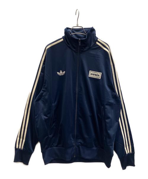 adidas（アディダス）adidas (アディダス) トラックジャケット　OASIS TOUR live'25 ネイビー サイズ:3XLの古着・服飾アイテム