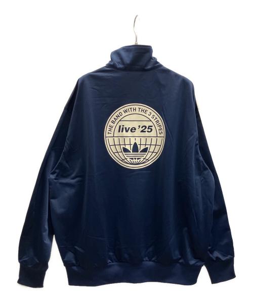 adidas（アディダス）adidas (アディダス) トラックジャケット　OASIS TOUR live'25 ネイビー サイズ:3XLの古着・服飾アイテム