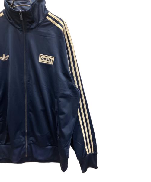 adidas（アディダス）adidas (アディダス) トラックジャケット　OASIS TOUR live'25 ネイビー サイズ:3XLの古着・服飾アイテム