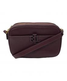 LAUREN RALPH LAUREN（ローレンラルフローレン）の古着「ショルダーバッグ　キャリー」｜ワインレッド