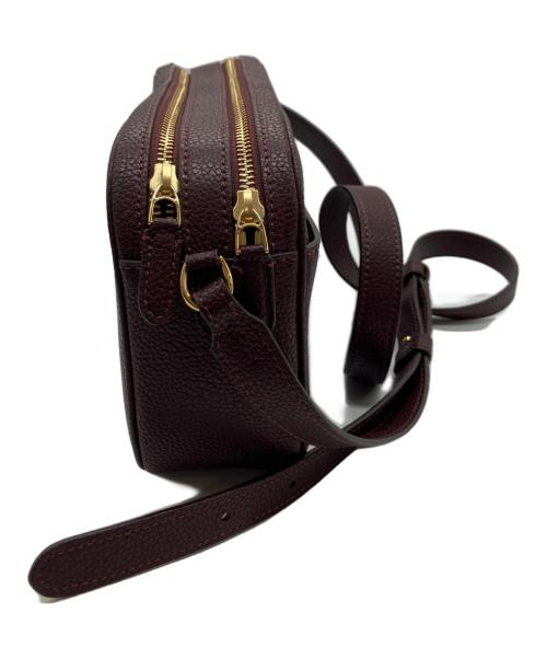 LAUREN RALPH LAUREN（ローレンラルフローレン）LAUREN RALPH LAUREN (ローレンラルフローレン) ショルダーバッグ　キャリー ワインレッドの古着・服飾アイテム