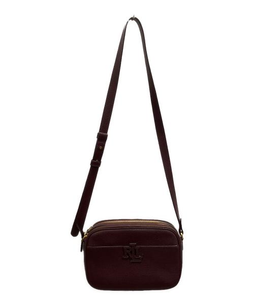 LAUREN RALPH LAUREN（ローレンラルフローレン）LAUREN RALPH LAUREN (ローレンラルフローレン) ショルダーバッグ　キャリー ワインレッドの古着・服飾アイテム