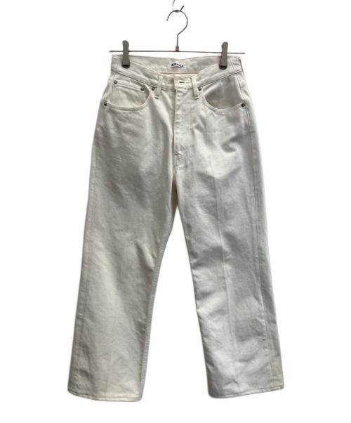 AURALEE（オーラリー）AURALEE (オーラリー) HARD TWIST DENIM 5P PANTS ホワイト サイズ:w28の古着・服飾アイテム
