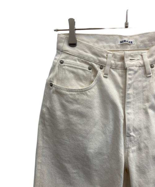 AURALEE（オーラリー）AURALEE (オーラリー) HARD TWIST DENIM 5P PANTS ホワイト サイズ:w28の古着・服飾アイテム