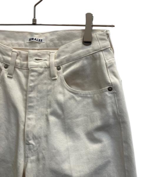 AURALEE（オーラリー）AURALEE (オーラリー) HARD TWIST DENIM 5P PANTS ホワイト サイズ:w28の古着・服飾アイテム