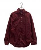 RALPH LAURENラルフローレン）の古着「長袖シャツ」｜ワインレッド