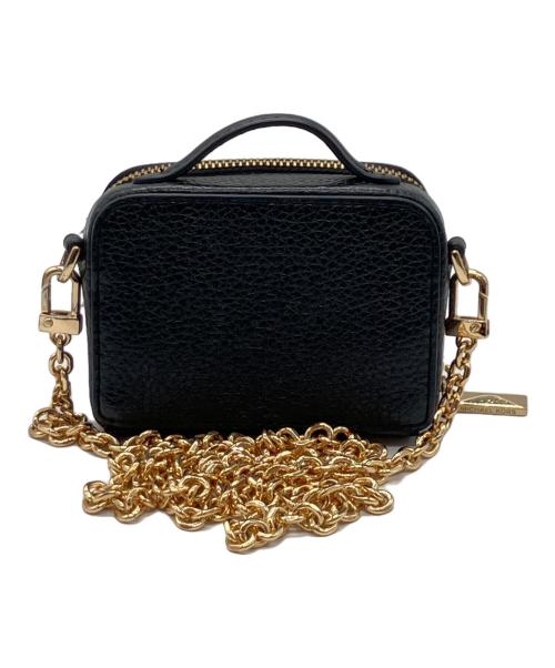 MICHAEL KORS（マイケル・コース）MICHAEL KORS (マイケル・コース) トランク クロスボディ マイクロ ブラックの古着・服飾アイテム