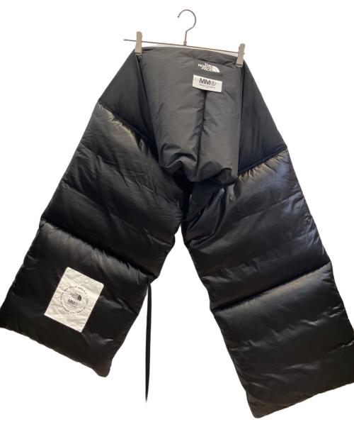 THE NORTH FACE（ザ ノース フェイス）THE NORTH FACE (ザ ノース フェイス) MM6 Maison Margiela (エムエムシックスメゾンマルジェラ) ダウンスカーフ ブラック サイズ:フリーの古着・服飾アイテム