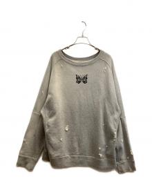Needles（ニードルズ）の古着「DECONSTRUCTED SWEAT SHIRT」｜ライトグレー