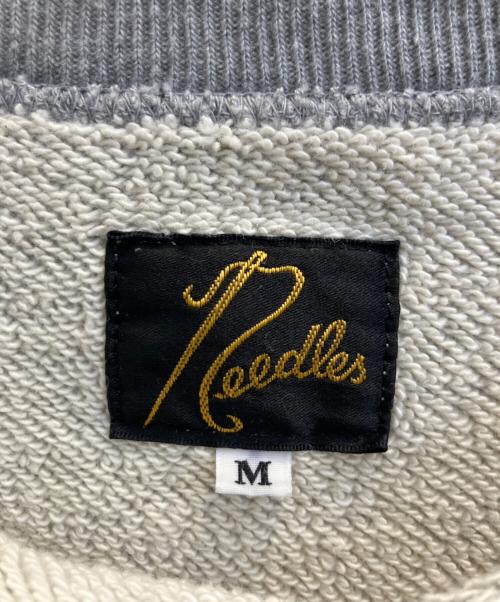 Needles（ニードルズ）Needles (ニードルズ) DECONSTRUCTED SWEAT SHIRT ライトグレー サイズ:Мの古着・服飾アイテム