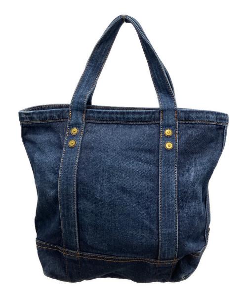 POLO RALPH LAUREN（ポロ・ラルフローレン）POLO RALPH LAUREN (ポロ・ラルフローレン) トートバッグ インディゴの古着・服飾アイテム