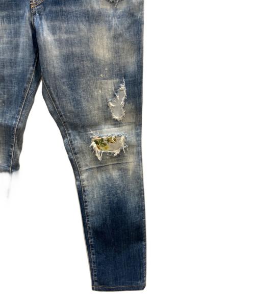 DSQUARED2（ディースクエアード）DSQUARED2 (ディースクエアード) skarter jeans インディゴ サイズ:48の古着・服飾アイテム