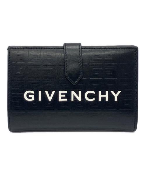 GIVENCHY（ジバンシィ）GIVENCHY (ジバンシィ) G-CUT MEDIUM WALLET2つ折り財布 ブラックの古着・服飾アイテム