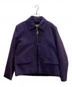 NAMACHEKOナマチェコ）の古着「TAILORED BIKER JACKET」｜パープル