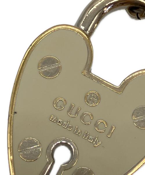 GUCCI（グッチ）GUCCI (グッチ) ハートキーチェーン ホワイトの古着・服飾アイテム