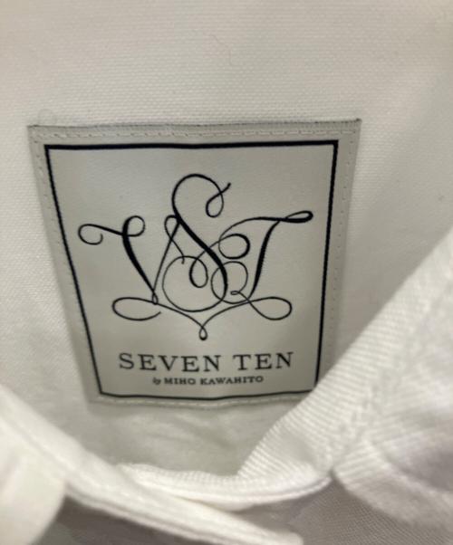 SEVEN TEN by MIHO KAWAHITO（セブン テン バイ ミホ カワヒト）SEVEN TEN by MIHO KAWAHITO (セブン テン バイ ミホ カワヒト) 長袖シャツ ホワイト サイズ:Ｓの古着・服飾アイテム