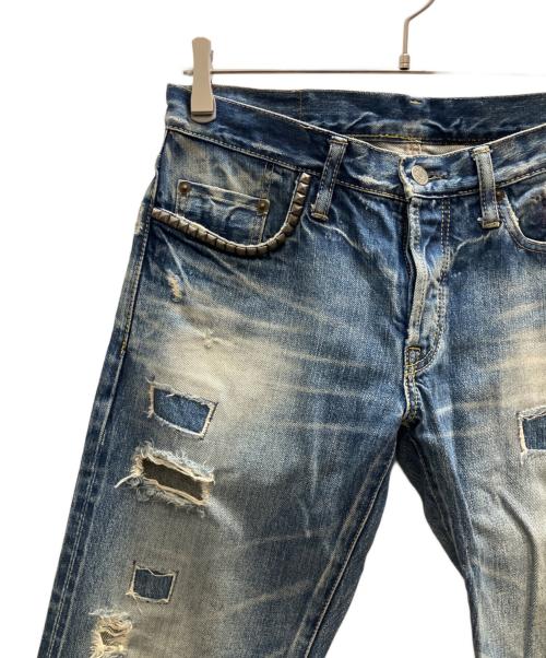 Hysteric Glamour（ヒステリックグラマー）Hysteric Glamour (ヒステリックグラマー) スタッズデニムパンツ インディゴ サイズ:不明の古着・服飾アイテム