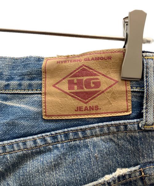Hysteric Glamour（ヒステリックグラマー）Hysteric Glamour (ヒステリックグラマー) スタッズデニムパンツ インディゴ サイズ:不明の古着・服飾アイテム