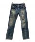 Hysteric Glamour（ヒステリックグラマー）の古着「スタッズデニムパンツ」｜インディゴ