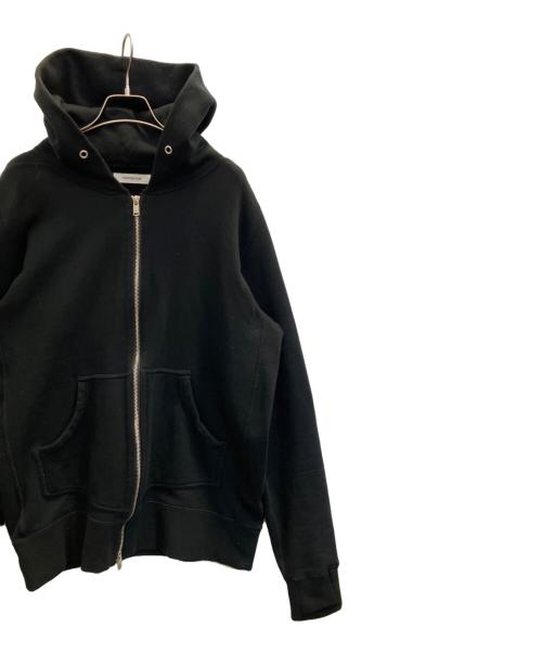 nonnative（ノンネイティブ）nonnative (ノンネイティブ) ドゥエラー フルジップ フーディ コットン スウェット ブラック サイズ:2の古着・服飾アイテム