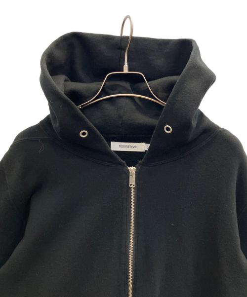 nonnative（ノンネイティブ）nonnative (ノンネイティブ) ドゥエラー フルジップ フーディ コットン スウェット ブラック サイズ:2の古着・服飾アイテム