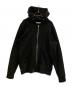 nonnative（ノンネイティブ）の古着「ドゥエラー フルジップ フーディ コットン スウェット」｜ブラック