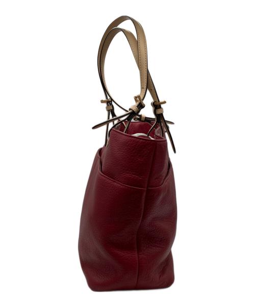 MICHAEL KORS（マイケル・コース）MICHAEL KORS (マイケル・コース) Bedfordハンドバッグ レッドの古着・服飾アイテム