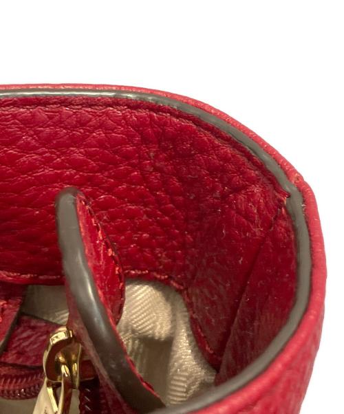 MICHAEL KORS（マイケル・コース）MICHAEL KORS (マイケル・コース) Bedfordハンドバッグ レッドの古着・服飾アイテム