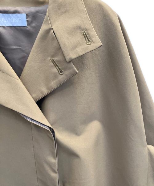 JULY NINE（ジュライナイン）JULY NINE (ジュライナイン) スタンドカラーロングコート カーキ サイズ:フリーの古着・服飾アイテム