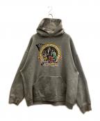 RUSSELL ATHLETICラッセルアスレチック）の古着「プリントスウェットパーカー」｜グレー