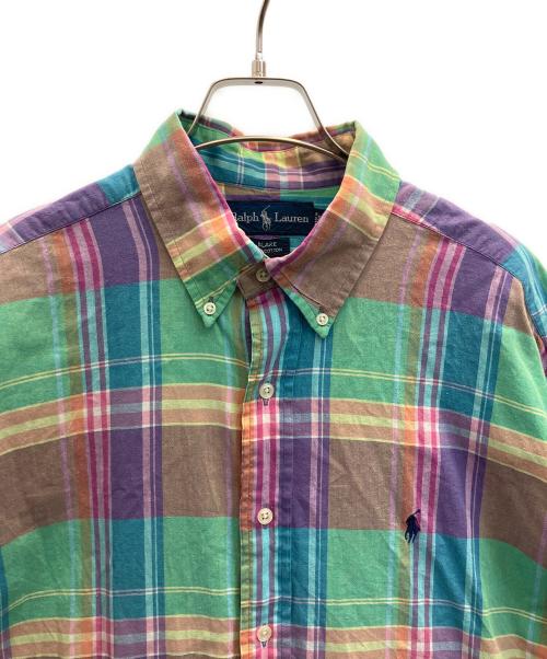 RALPH LAUREN（ラルフローレン）RALPH LAUREN (ラルフローレン) 半袖シャツ　BLAKE マルチカラー サイズ:Ｌの古着・服飾アイテム