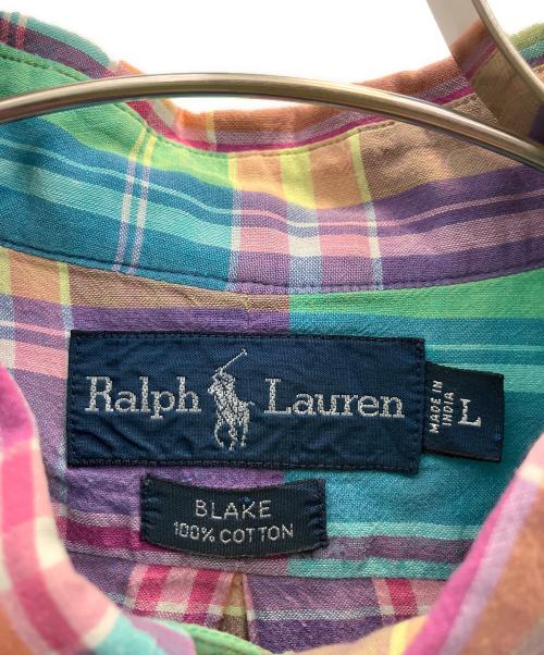 RALPH LAUREN（ラルフローレン）RALPH LAUREN (ラルフローレン) 半袖シャツ　BLAKE マルチカラー サイズ:Ｌの古着・服飾アイテム
