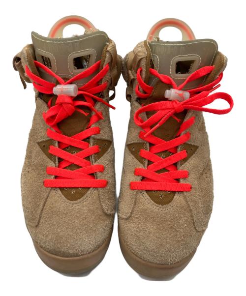 NIKE（ナイキ）NIKE (ナイキ) Travis Scott (トラヴィススコット) エアジョーダン6 ブラウン サイズ:SIZE 26.5cmの古着・服飾アイテム