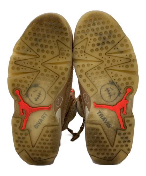 NIKE（ナイキ）NIKE (ナイキ) Travis Scott (トラヴィススコット) エアジョーダン6 ブラウン サイズ:SIZE 26.5cmの古着・服飾アイテム