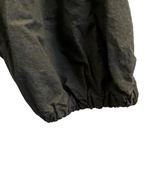 nest Robe（ネストローブ）nest Robe (ネストローブ) コットンラミーミトンポケットロングシャツワンピース ブラック サイズ:フリーの古着・服飾アイテム